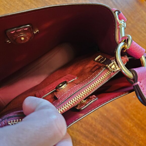 COACH Small Town Bucket Bag, Bright Violet - Picture 9 of 11